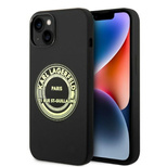 Etui Karl Lagerfeld Silicone RSG na iPhone 14 6,1" - czarne