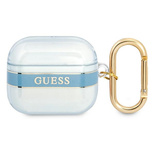 Guess GUA3HHTSB AirPods 3 Abdeckung Blau/Blau Strap Collection