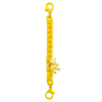 Color Chain (rope) kolorowy łańcuszek łańcuch zawieszka do telefonu portfela plecaka żółty