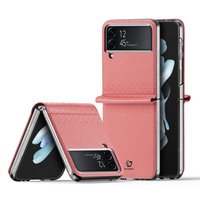 Dux Ducis Bril etui Samsung Galaxy Z Flip4 z klapką portfel pokrowiec na tył brązowy